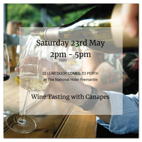 Cellar Door Comes to Perth Saturday 23rd May